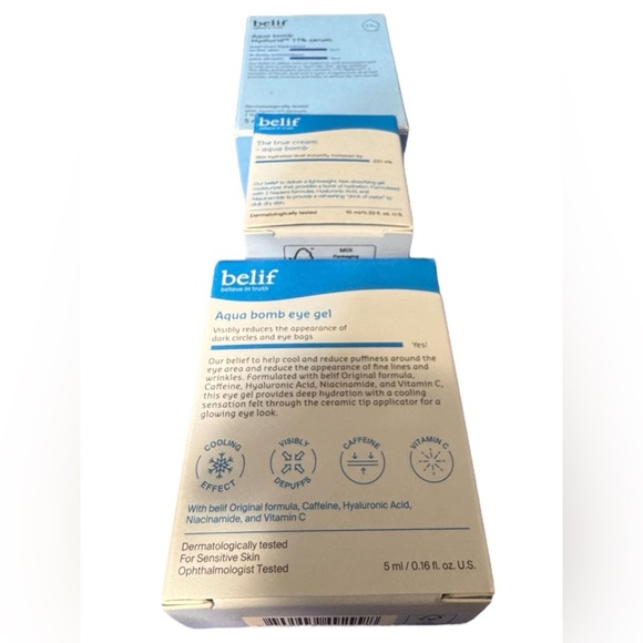 Belif Aqua Bomb Bundle for eyes & face 3 piece set! - Picture 3 of 16